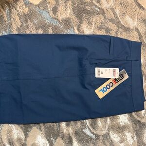 32 Degrees Men's Flat Front Shorts - Navy Blue